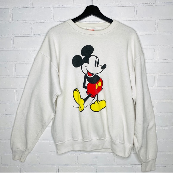 Mickey Inc Other - Vintage 90s Mickey Mouse Crewneck Sweatshirt Medium 90s Made in USA Disney